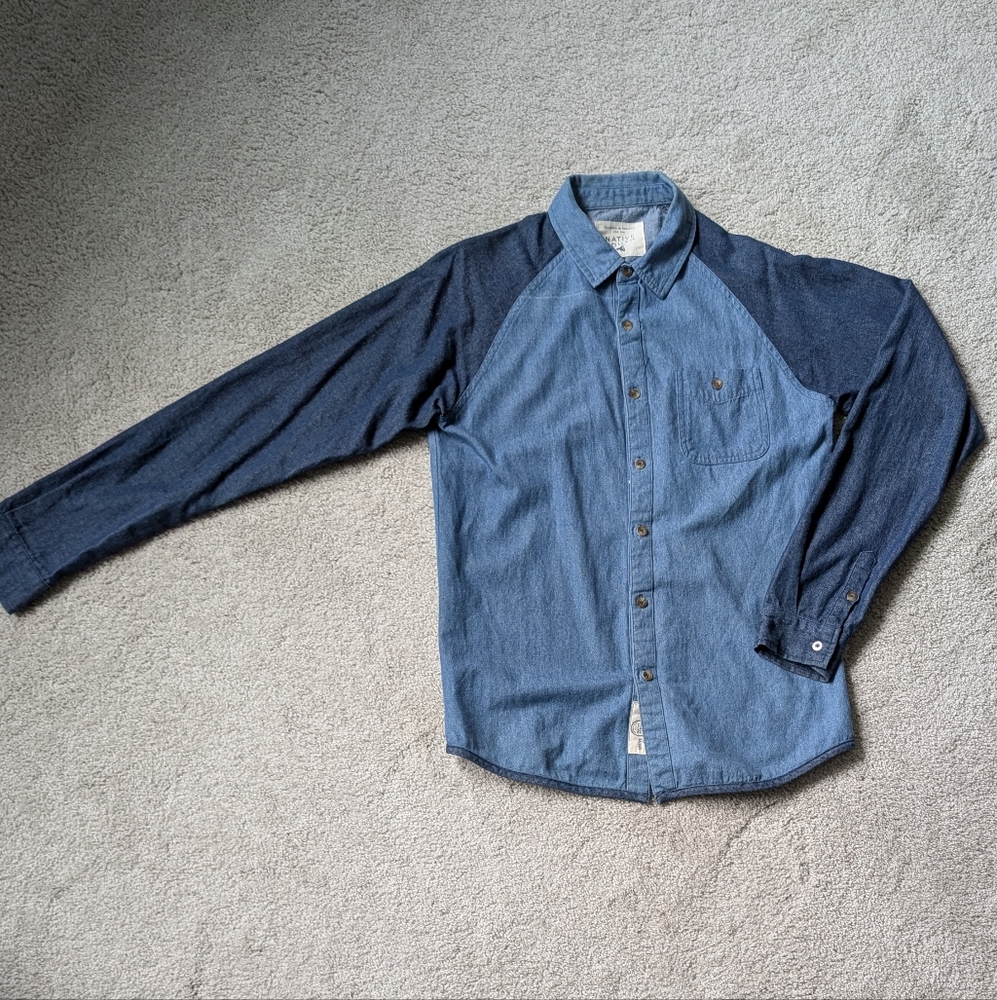 Men's Blue Denim Shirt